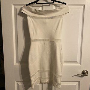 French Connection | Lula Stretch Mesh Inset Bodycon Mini Dress Size 6